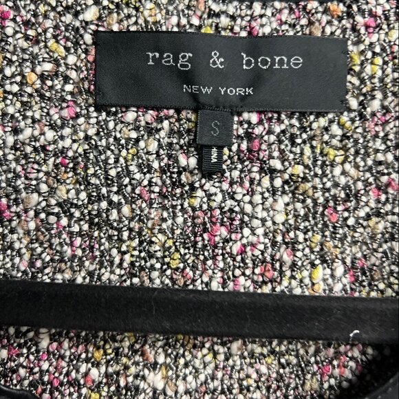 RAG & BONE Tweed Pattern Evening Jacket Size S - Picture 9 of 9